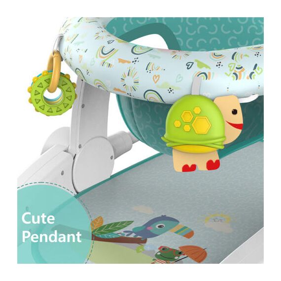 Teknum Baby Portable Dining Feeding Chair & Recliner Activity Chair Green 6–36 Months Up To 18Kg, 6 image