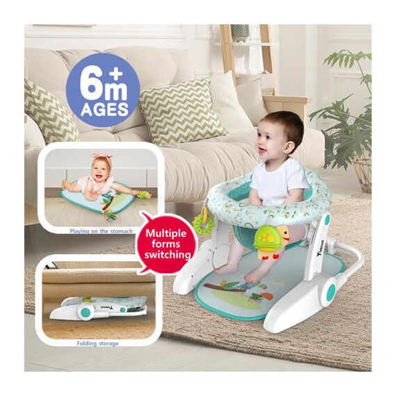 Teknum Baby Portable Dining Feeding Chair & Recliner Activity Chair Green 6–36 Months Up To 18Kg, 7 image