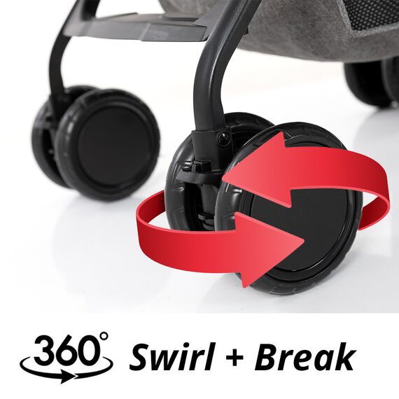 Teknum Trip Plus Baby Stroller 6–36 Months Up To 15Kg, Color: Grey, 7 image