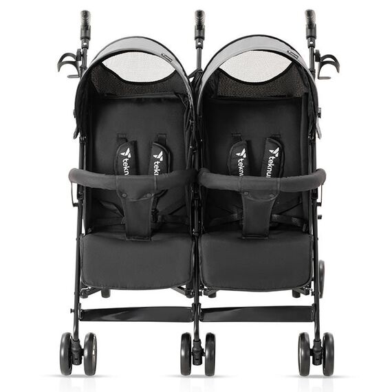 Teknum Twin Stroller Fellow 0–36 Months 2×15Kg, Color: Grey, 5 image