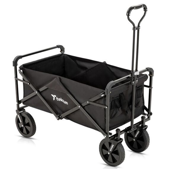 Teknum Folding Wagon Cart With Canopy 80Kg Load Capacity, 3 image
