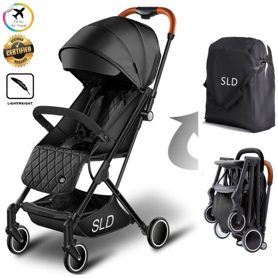 Teknum Travel Lite Stroller Sld Cabin Fold 0–4 Years Up To 22Kg, Color: Midnight