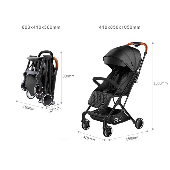 Teknum Travel Lite Stroller Sld Cabin Fold 0–4 Years Up To 22Kg, Color: Midnight, 17 image