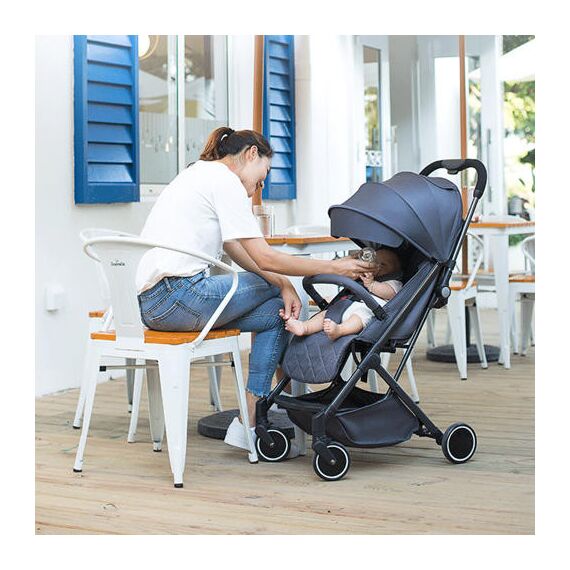 Teknum Travel Lite Stroller Sld Cabin Fold 0–4 Years Up To 22Kg, Color: Grey, 12 image