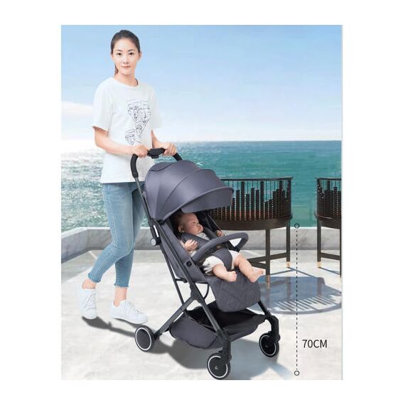 Teknum Travel Lite Stroller Sld Cabin Fold 0–4 Years Up To 22Kg, Color: Grey, 13 image