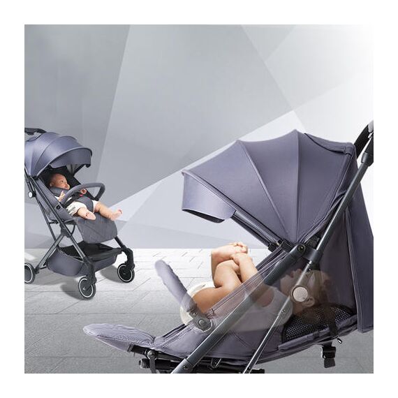Teknum Travel Lite Stroller Sld Cabin Fold 0–4 Years Up To 22Kg, Color: Grey, 18 image