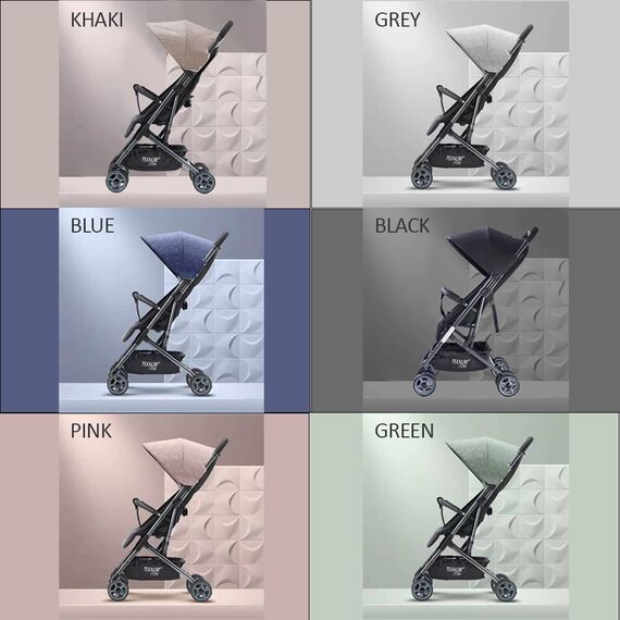 Teknum Yoga Lite Stroller Cabin Fold 6–36 Months Up To 15Kg, Color: Black, 16 image