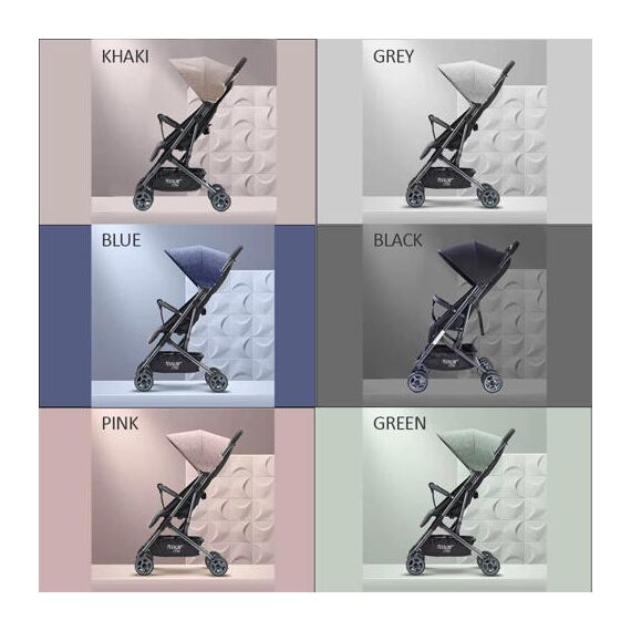 Teknum Yoga Lite Stroller Cabin Fold 6–36 Months Up To 15Kg, Color: Blue, 9 image