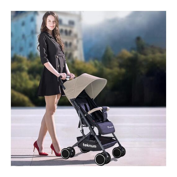 Teknum Yoga Lite Stroller Cabin Fold 6–36 Months Up To 15Kg, Color: Ivory, 5 image