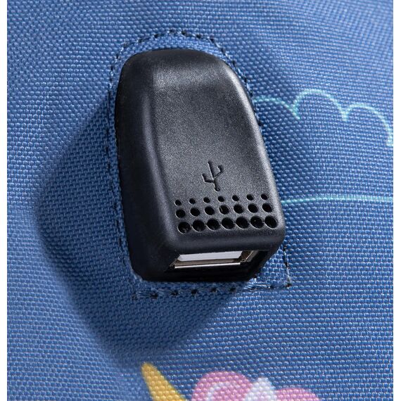 Sunveno Diaper Travel Kit With Usb Port And Changing Clutch 42X27X21Cm, Color: Blue, 4 image