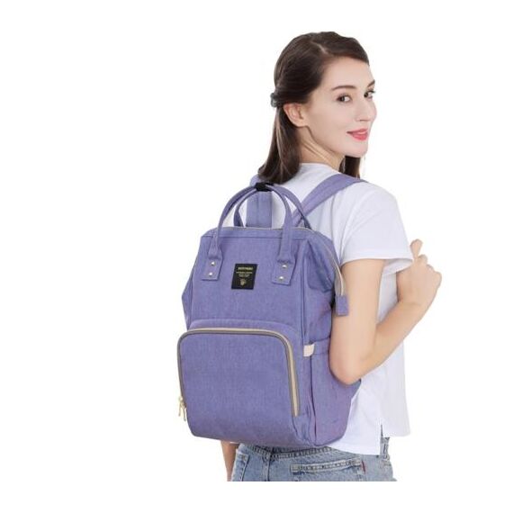 Sunveno Diaper Bag, Color: Blue Purple, 8 image