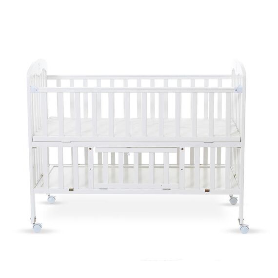 Teknum 4In1 Wooden Bedside Crib With Storage And Height Adjustments 0-4 Years, 6 image