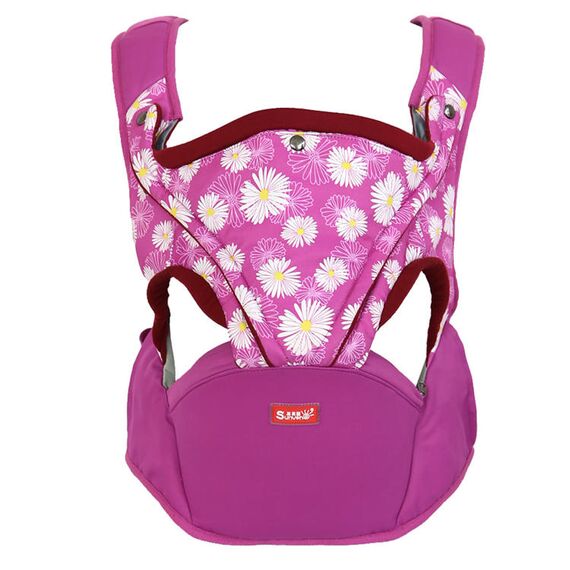 Sunveno Baby Carrier With Anti-Slip Hip Seat 6-36 Months, Color: Purple, 3 image