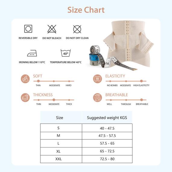 Sunveno Belly Shaper And Hip Definition Band, Color: Beige, Maternity Size: XXL, 10 image