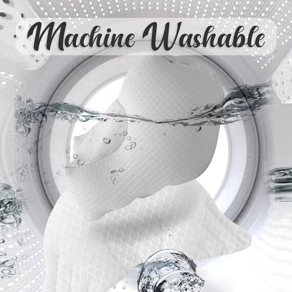 Sunveno Infant Head Shaper Wings Pillow, Color: White, 5 image