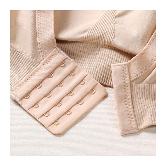 Sunveno Breastfeeding Nursing Bra, Color: Skin, Maternity Size: 75B, 5 image