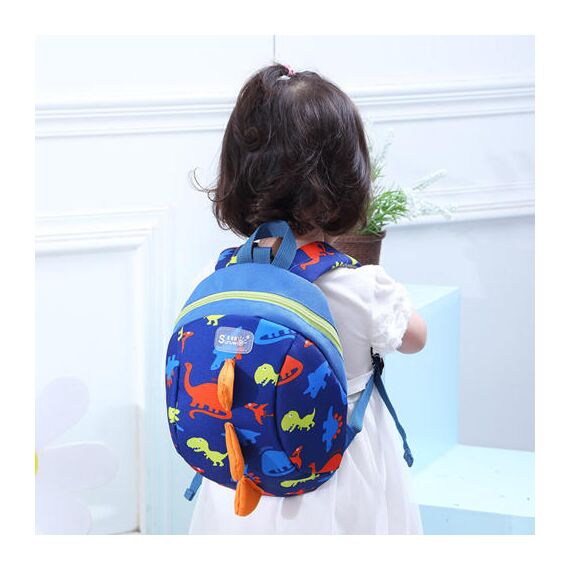 Sunveno Kids Backpack With Safety Harness 2-8 Years, Color: Blue, 6 image