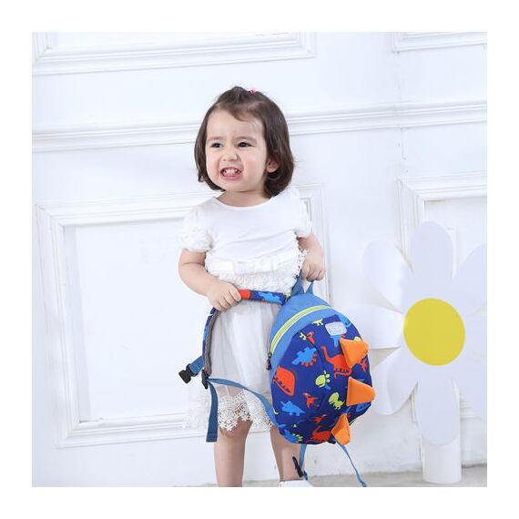 Sunveno Kids Backpack With Safety Harness 2-8 Years, Color: Blue, 13 image