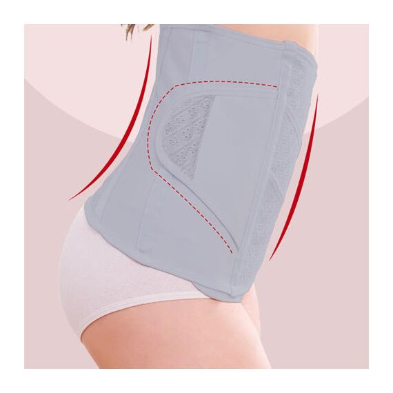 Sunveno Breathable Postpartum Abdominal Belt, Color: Blue, Maternity Size: L, 15 image