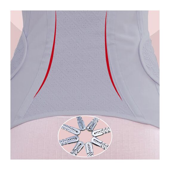 Sunveno Breathable Postpartum Abdominal Belt, Color: Blue, Maternity Size: L, 17 image