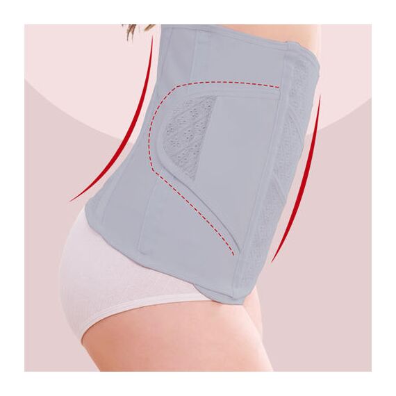 Sunveno Breathable Postpartum Abdominal Belt, Color: Blue, Maternity Size: XL, 4 image