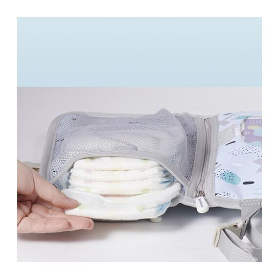 Sunveno Diaper Changing Pad Clutch Kit, Color: Blue, 6 image