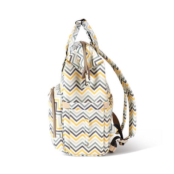 Sunveno Diaper Bag, Color: Yellow Wave, 8 image