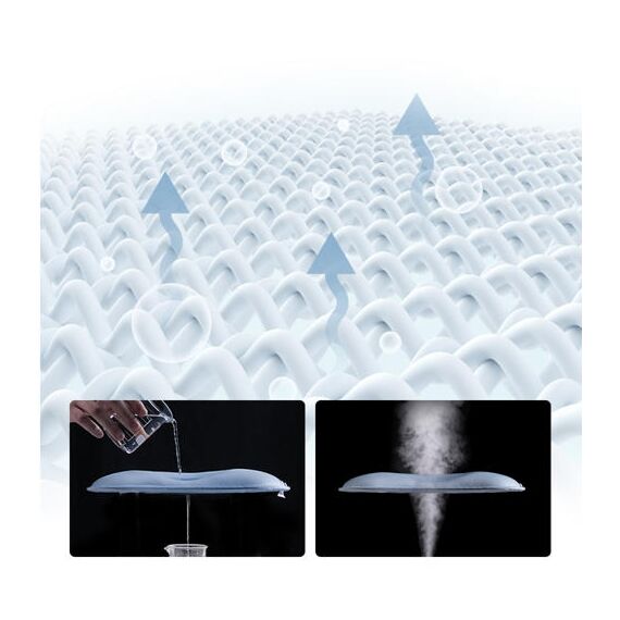 Sunveno Dupont Infant Head Shaper Pillow, Color: Blue, 8 image