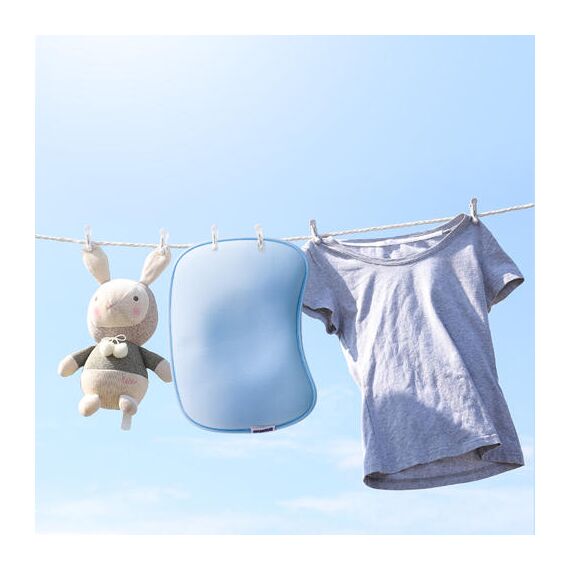 Sunveno Dupont Infant Head Shaper Pillow, Color: Blue, 11 image