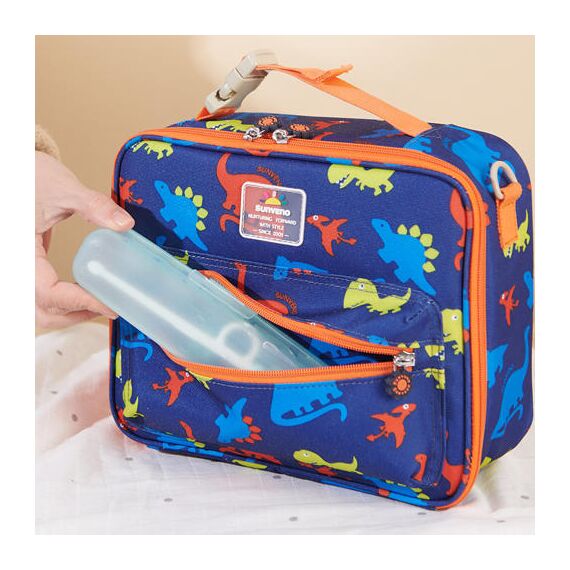 Sunveno 5.5L Lunch Bag With Shoulder Strap, Color: Blue, 4 image