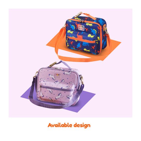 Sunveno 5.5L Lunch Bag With Shoulder Strap, Color: Purple, 10 image