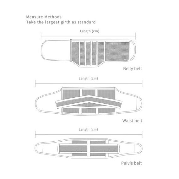 Sunveno 3 In 1 Adjustable Maternity Belt Postpartum Support Set, Color: Natural Color, Maternity Size: L, 9 image