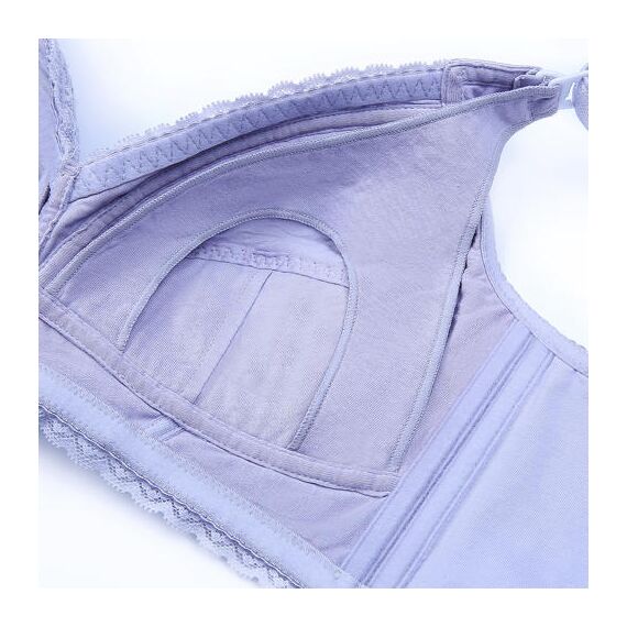 Sunveno Maternity Nursing Bra, Color: Lavender, Maternity Size: 85B, 19 image