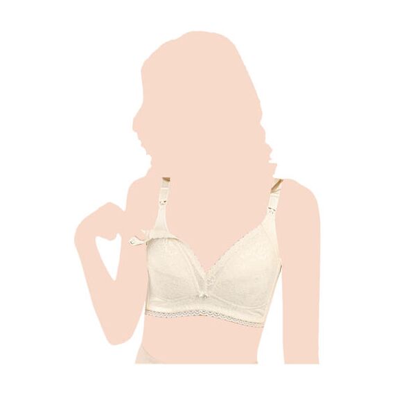 Sunveno Maternity Nursing Bra, Color: Skin, Maternity Size: 85B, 2 image