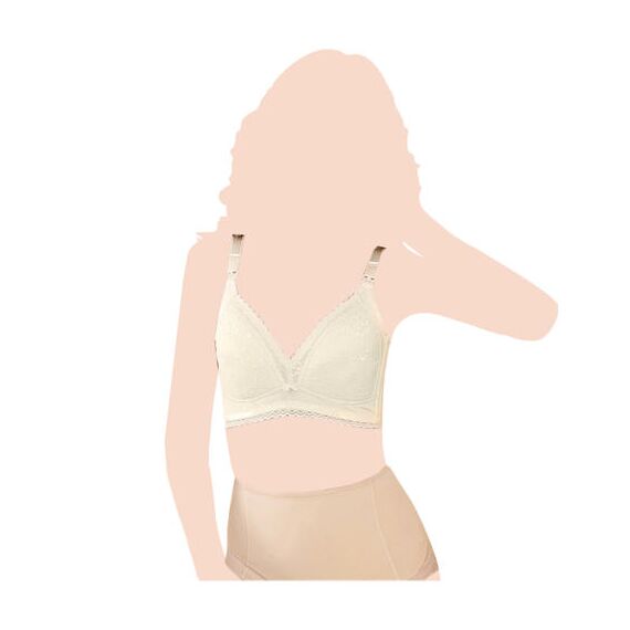 Sunveno Maternity Nursing Bra, Color: Skin, Maternity Size: 85B, 6 image