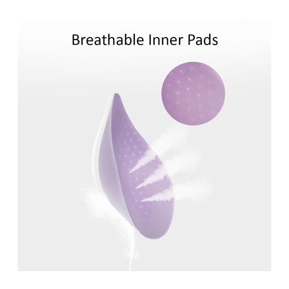 Sunveno Maternity Cross Fit Nursing & Sleep Bra, Color: Purple, Maternity Size: XL, 8 image