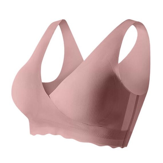 Sunveno Maternity Cross Fit Nursing & Sleep Bra, Color: Brown, Maternity Size: XXXXL