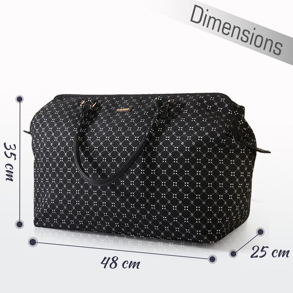 Sunveno Mommy Fashion Diaper Bag, Color: Black, 13 image