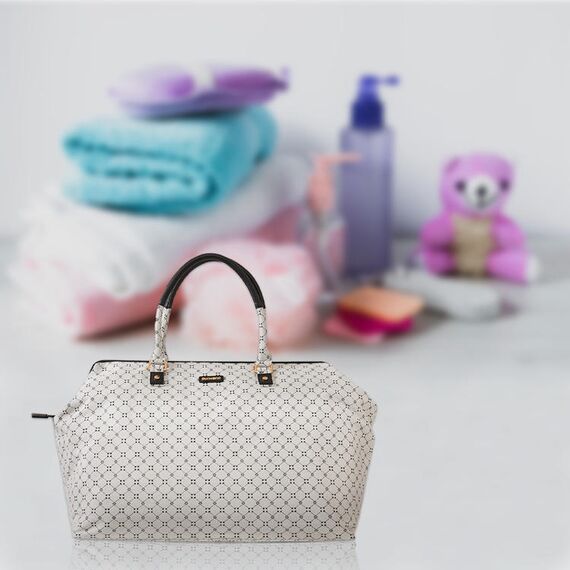 Sunveno Mommy Fashion Diaper Bag, Color: Grey, 5 image