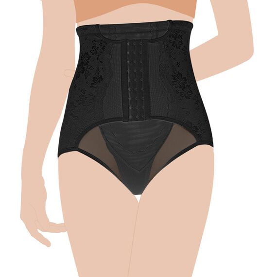 Sunveno Maternity Postpartum Abdominal Pant Style Belt, Color: Black, Maternity Size: XXL, 3 image