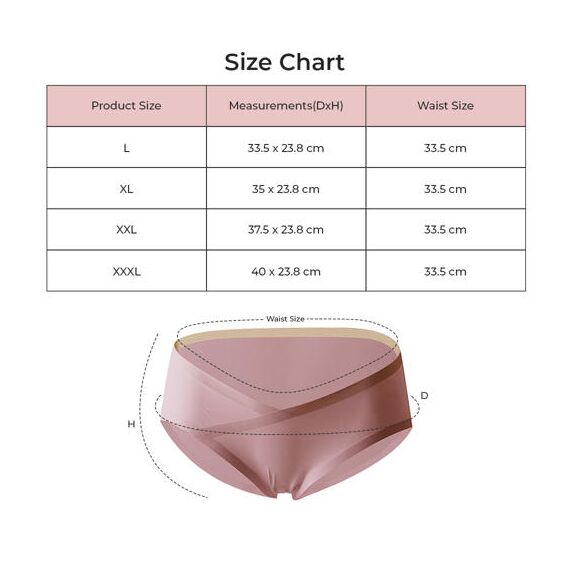 Sunveno Maternity Ultra Lite Pantie, Color: Brown, Maternity Size: L, 7 image