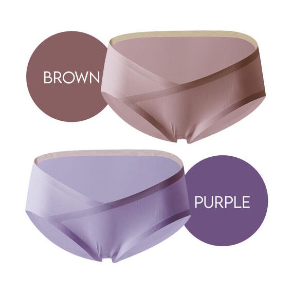 Sunveno Maternity Ultra Lite Pantie, Color: Brown, Maternity Size: XL, 8 image