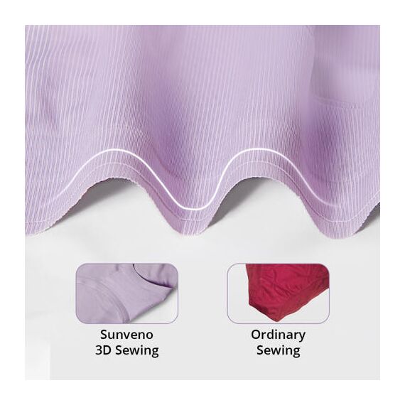 Sunveno Maternity Ultra Lite Pantie, Color: Purple, Maternity Size: XXL, 4 image
