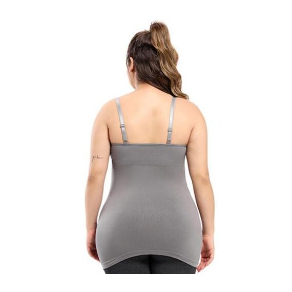 Sunveno Maternity Nursing Tank, Color: Grey, Maternity Size: XL, 2 image