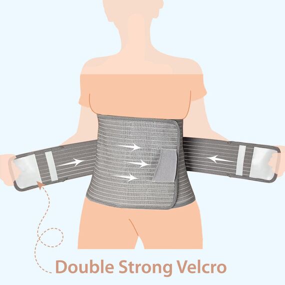 Sunveno Postpartum Abdominal Maternity Belt, Color: Grey, Maternity Size: S/M, 6 image