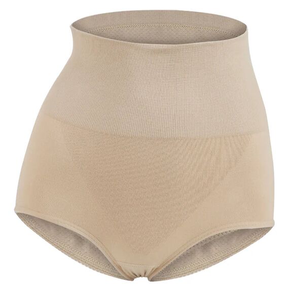 Sunveno High Waist Maternity Belly Support Cotton Panties One Size Fits All, Color: Skin