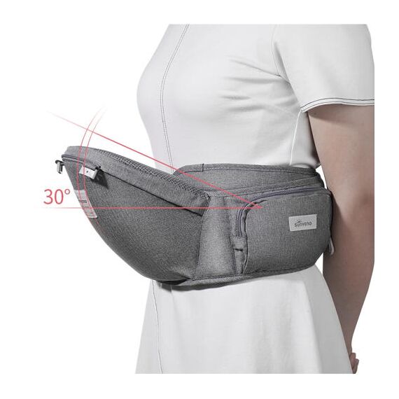 Sunveno Baby Carrier With Infant Hip Seat 0–36M – Grey, 4 image