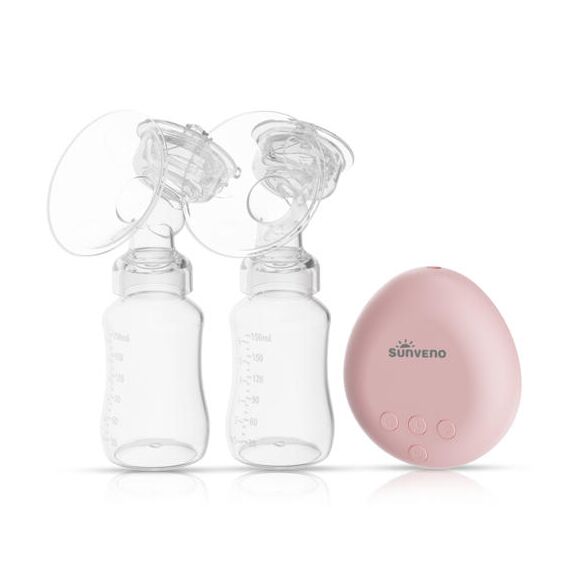 Sunveno Automatic Dual Electric Breast Pump With Controller – White, 3 image