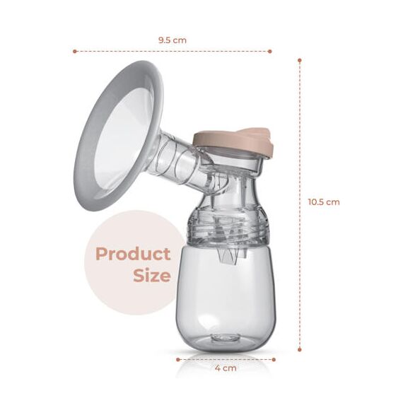 Sunveno Smart Automatic Dual Breast Pump With Controller 220Ml Rechargeable, 9 image