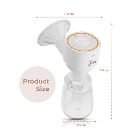 Sunveno Automatic Smart Single Breast Pump Electric 220Ml Rechargeable, 14 image